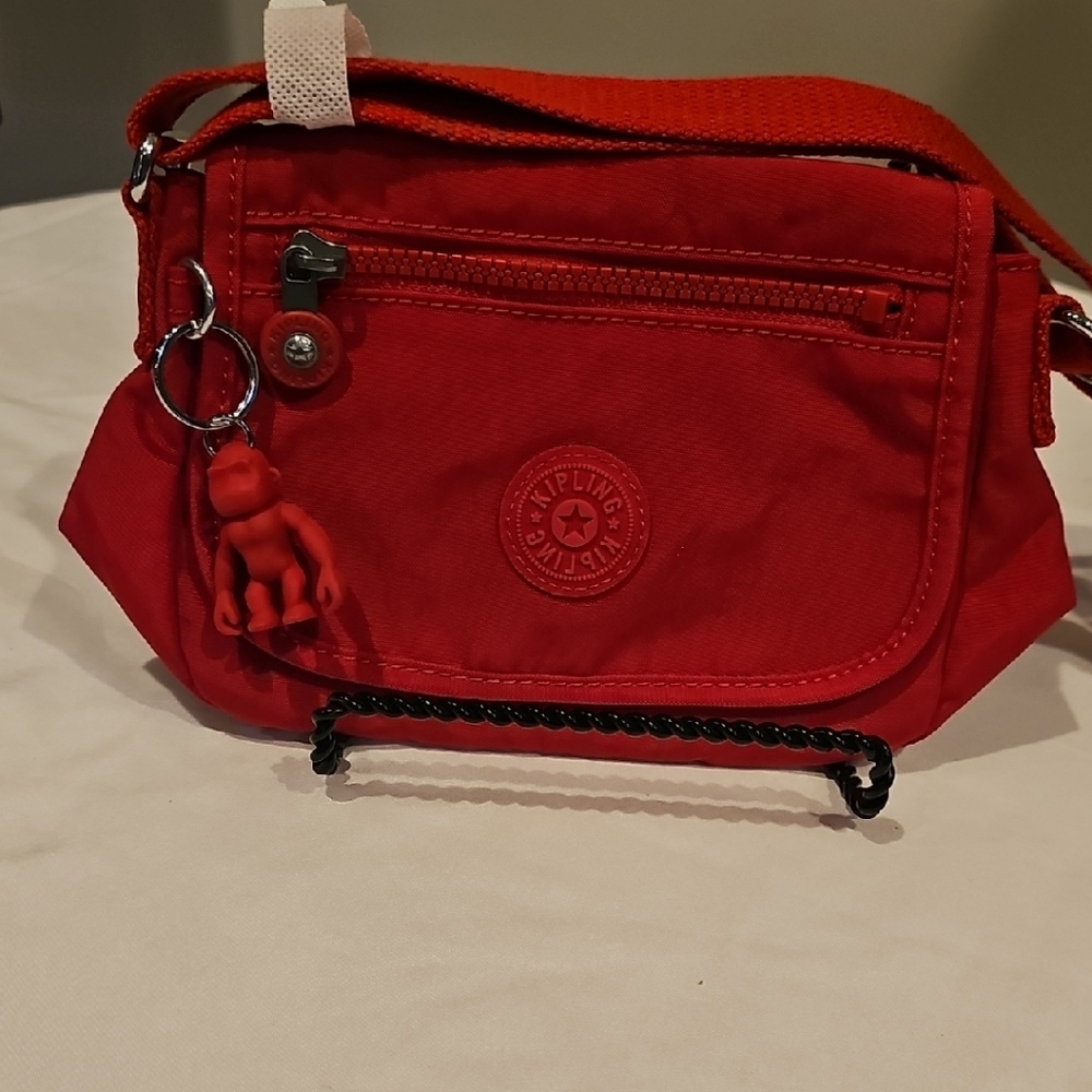Kipling Red Crossbody Bag